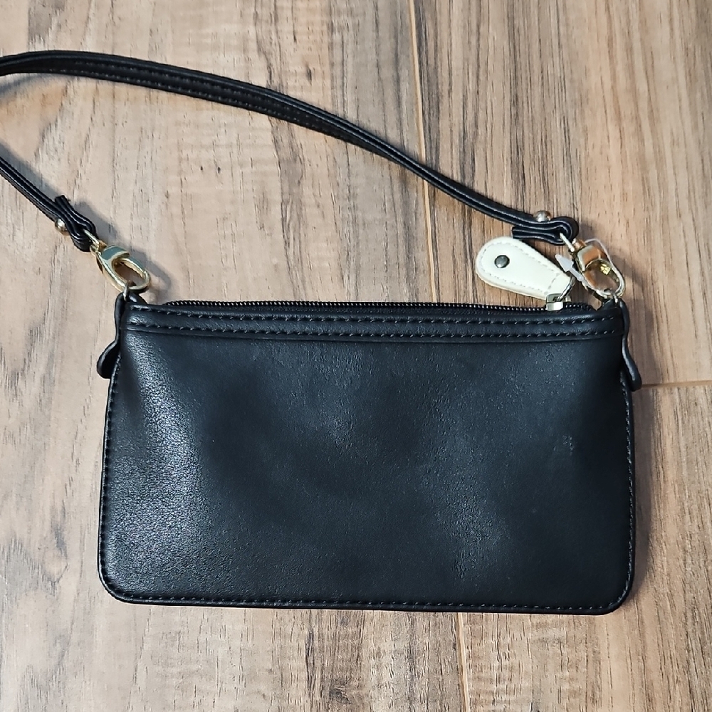 Danielle Nicole Black And Cream Crossbody Bag - image 8
